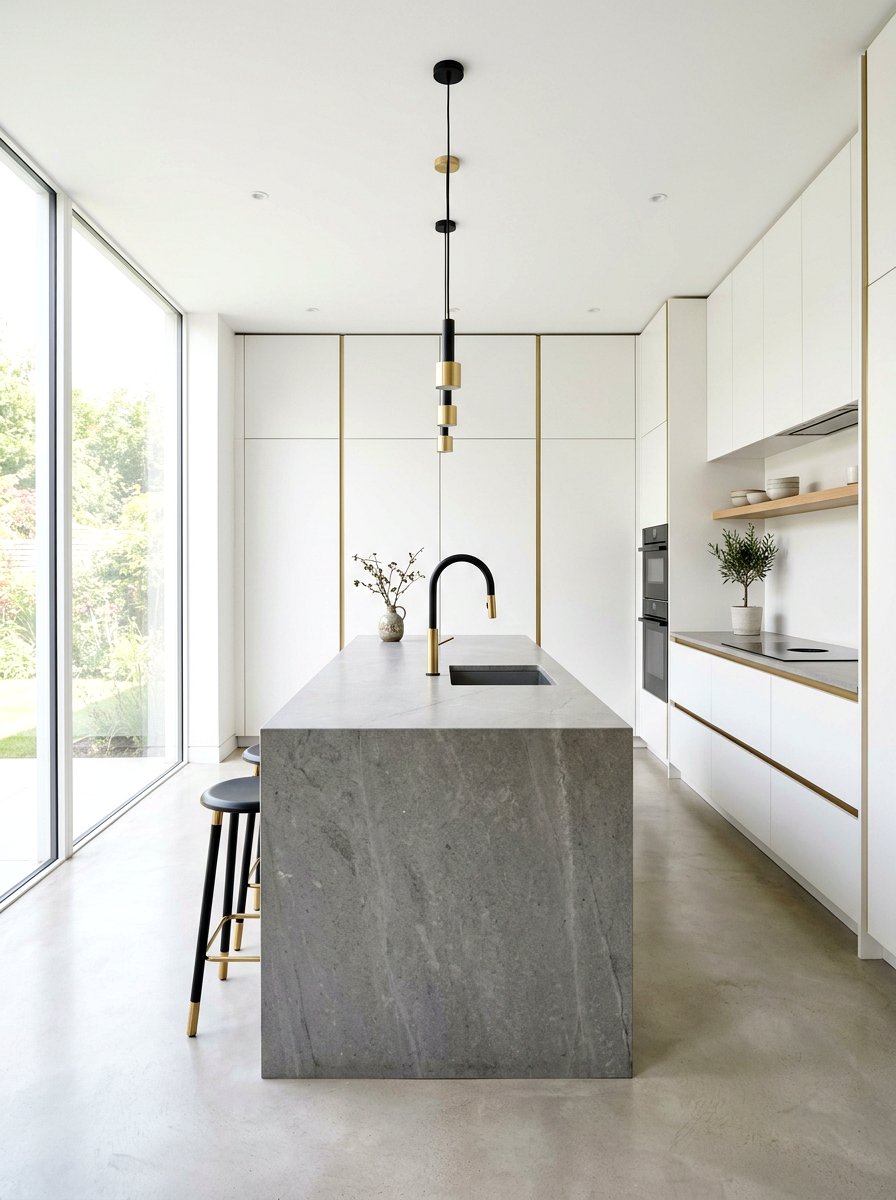 Minimalist kitchen mixed metals - 30 mixed metal kitchen ideas