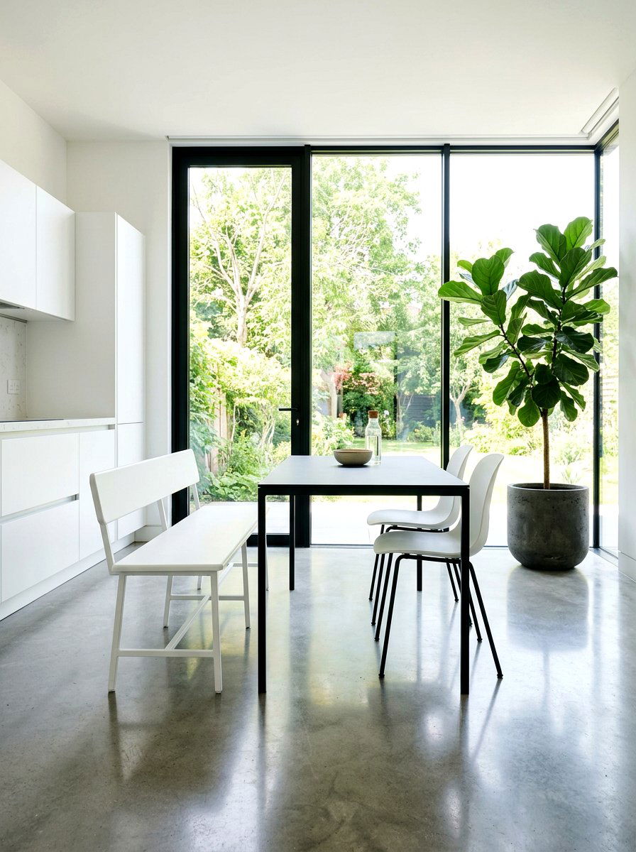 Minimalist kitchen seating - 30 breakfast room bench ideas