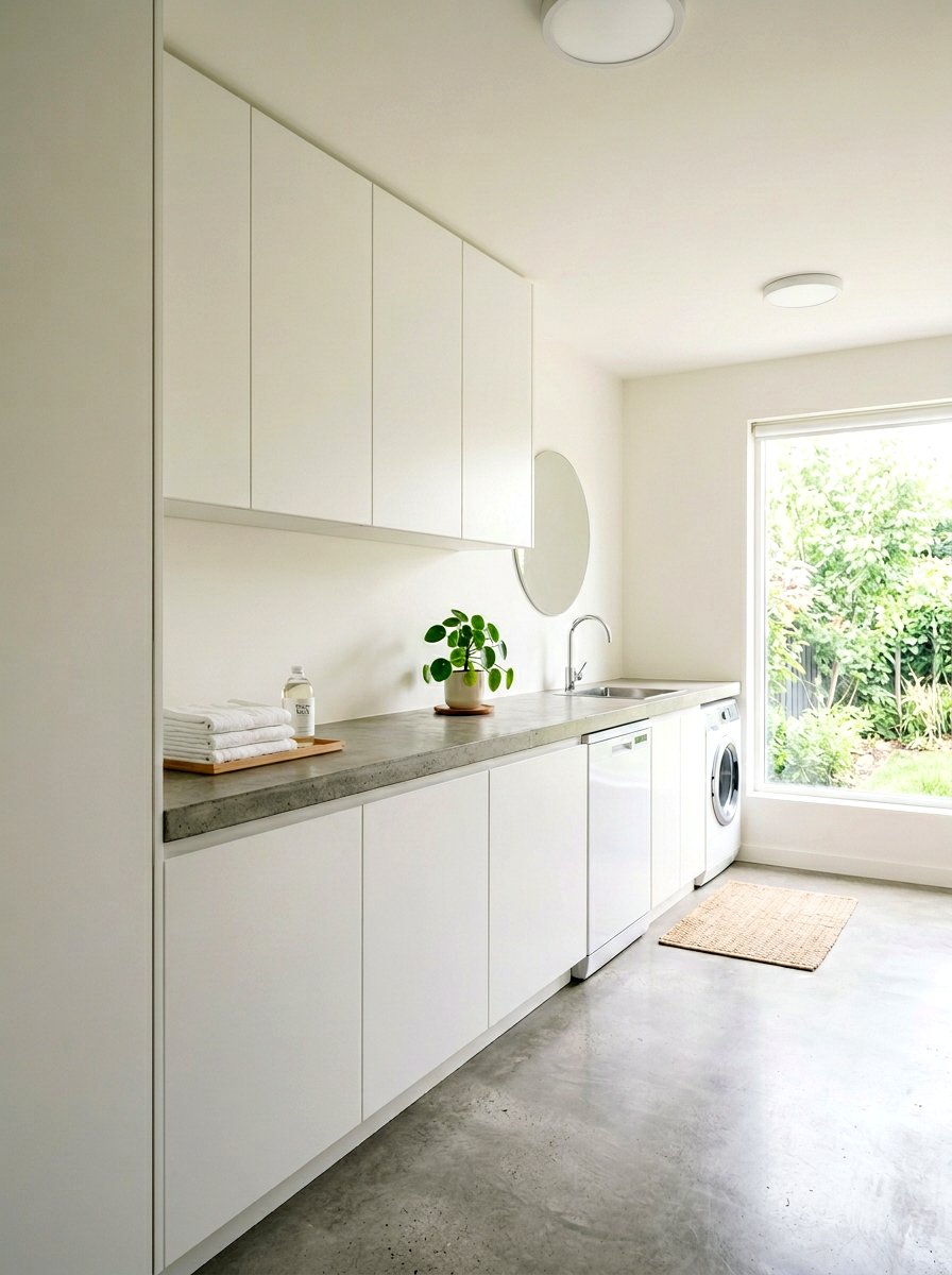 Minimalist laundry room - 30 laundry room ideas