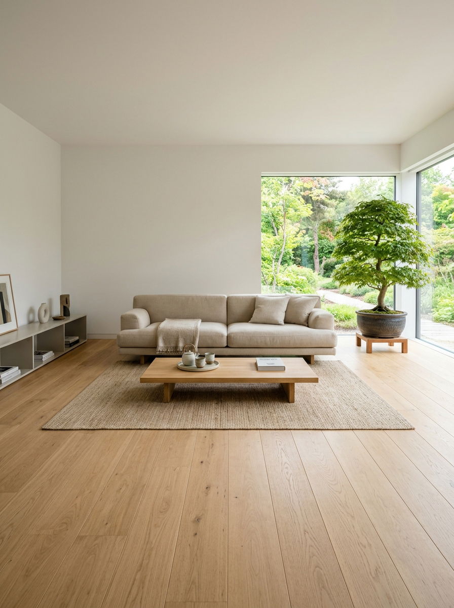 Minimalist living room with low furniture - 30 no fireplace living room ideas