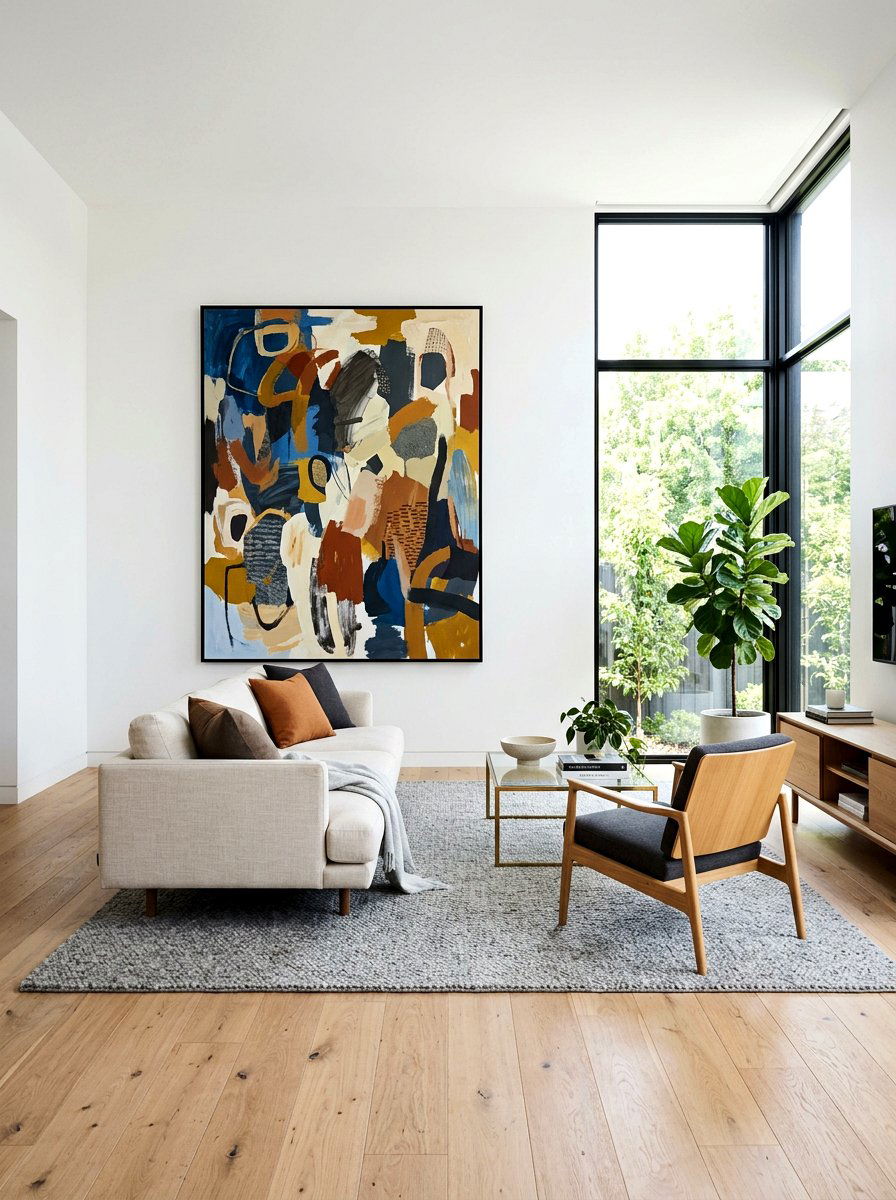 Minimalist living room - 30 calm minimal decor ideas