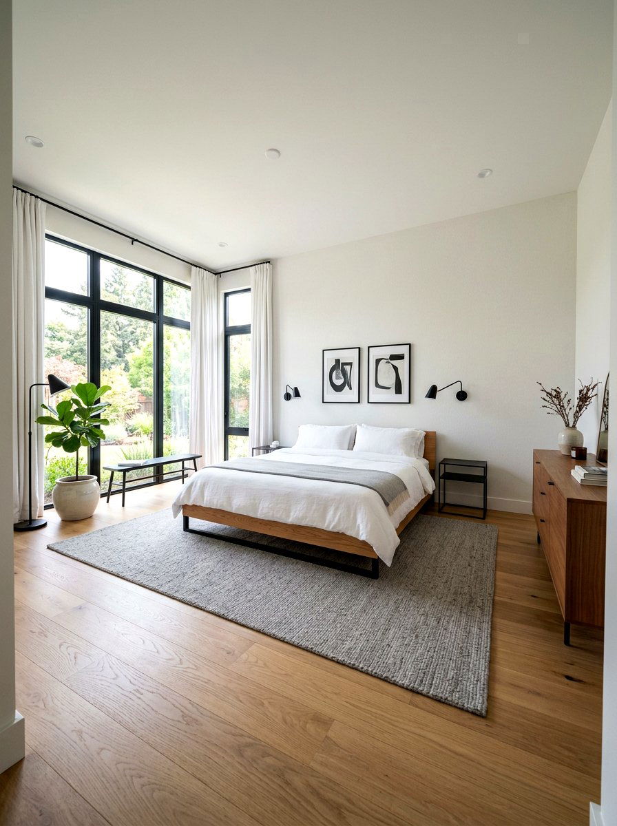 Minimalist master bedroom - 30 luxury bedscape ideas