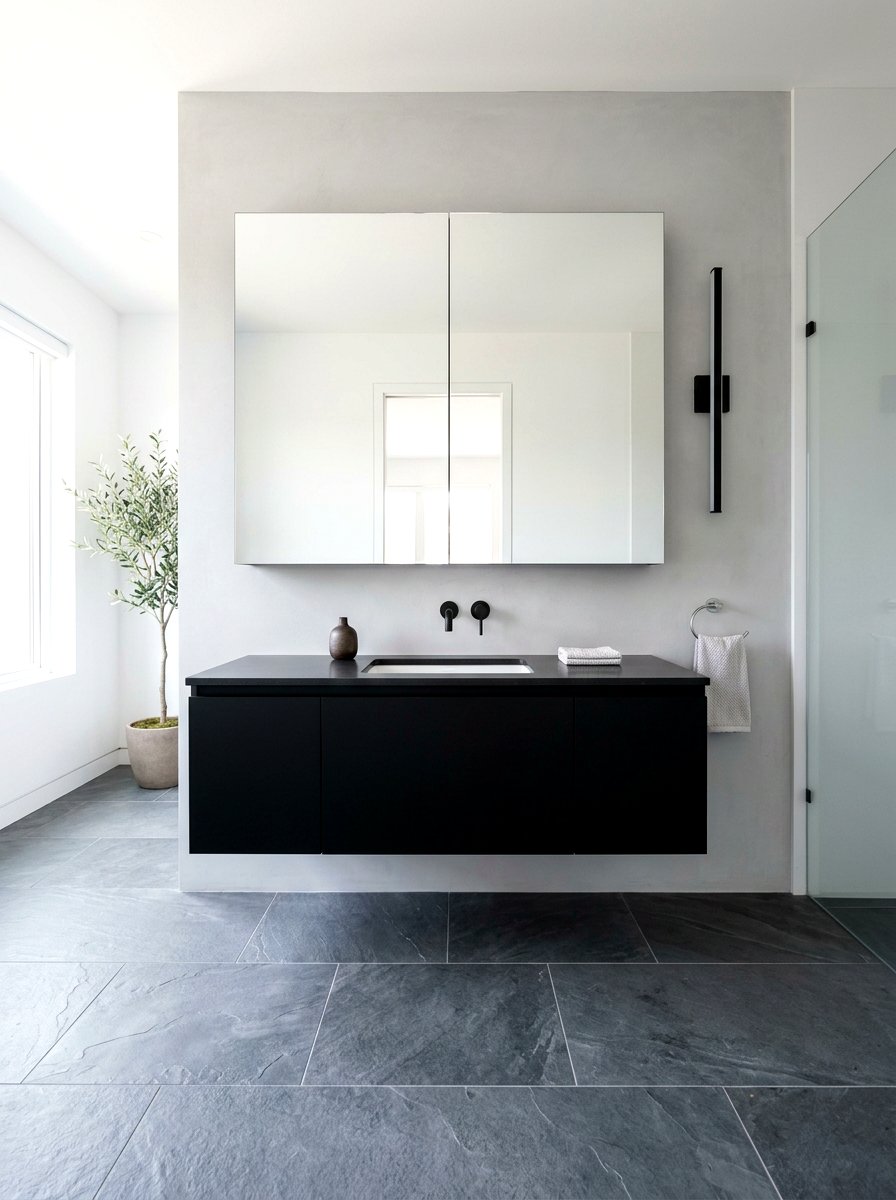 Minimalist medicine cabinet
