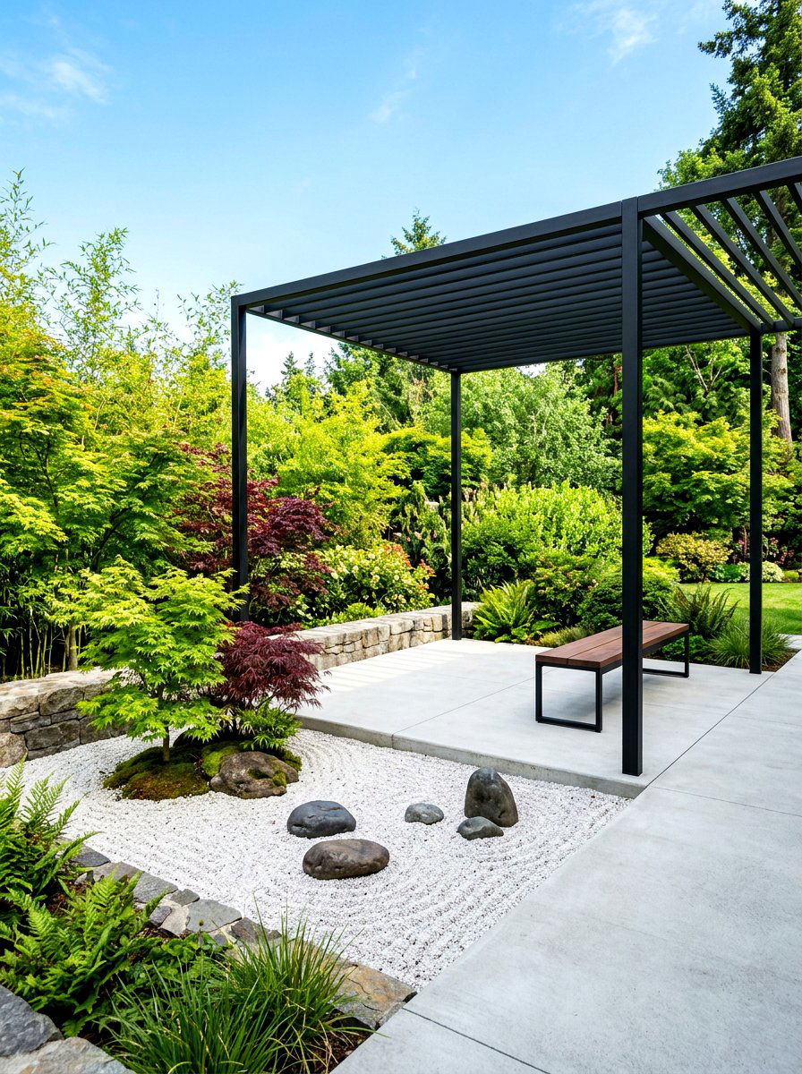 Minimalist metal patio cover structure - 30 metal patio cover ideas