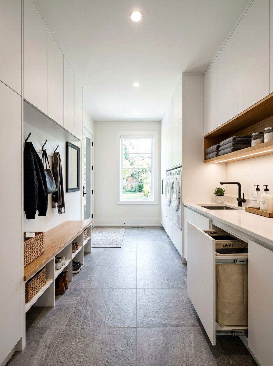 Minimalist mudroom laundry room - 30 mudroom laundry room ideas