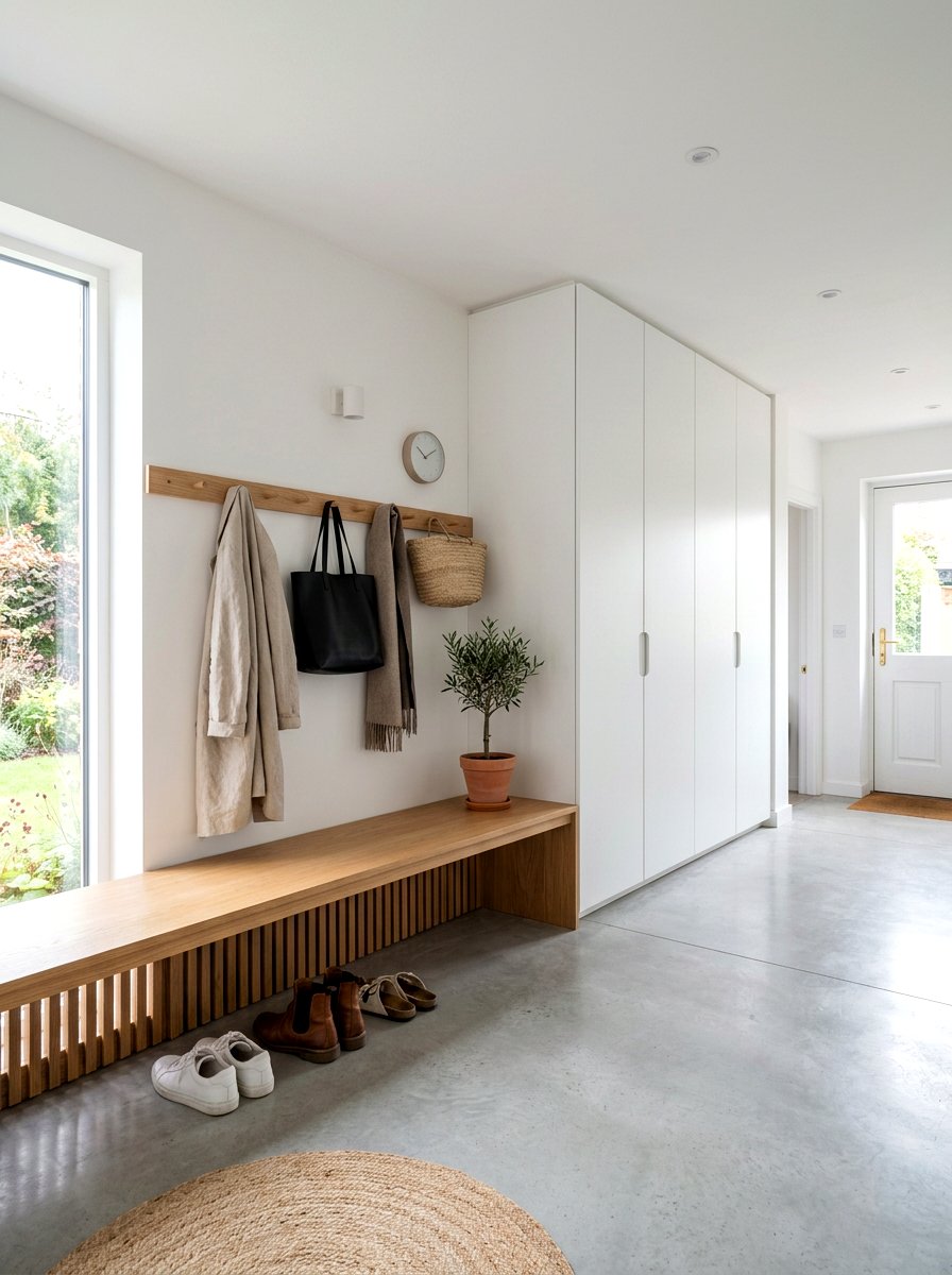 Minimalist mudroom storage - 30 designer mudroom ideas