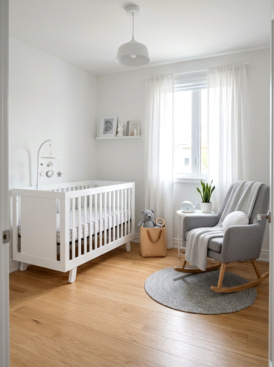 Minimalist nursery - 30 collected nursery decor ideas