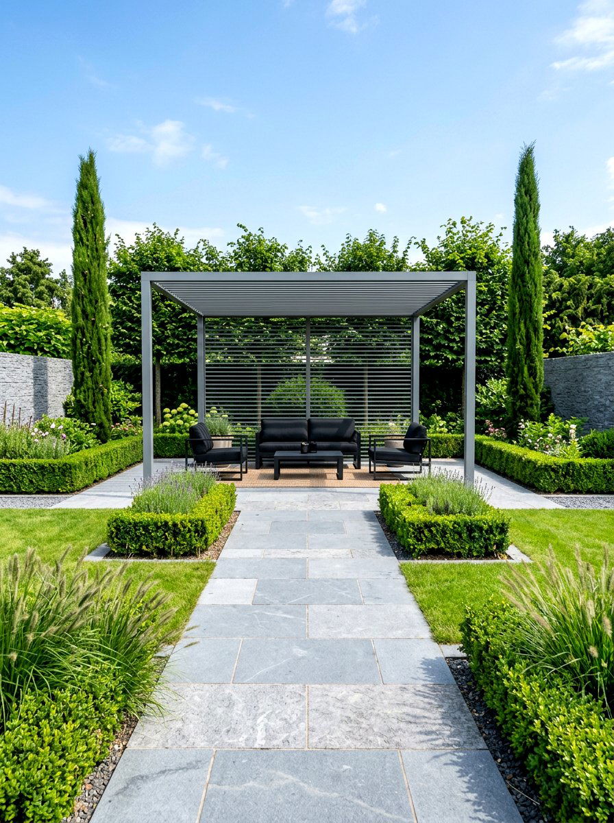 Minimalist pergola - 30 modern pergola ideas