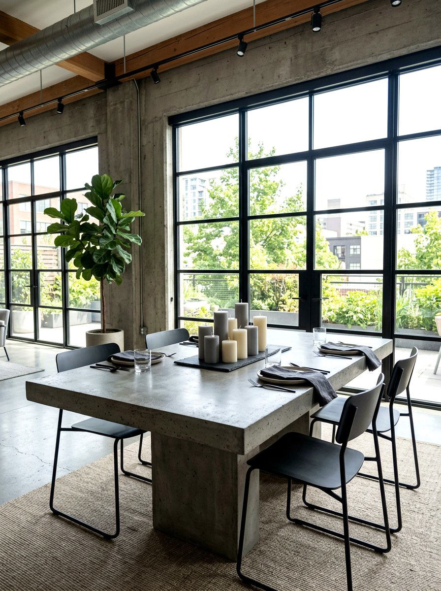 Minimalist pillar candle dining table - 30 candlelit dining room ideas aesthetic