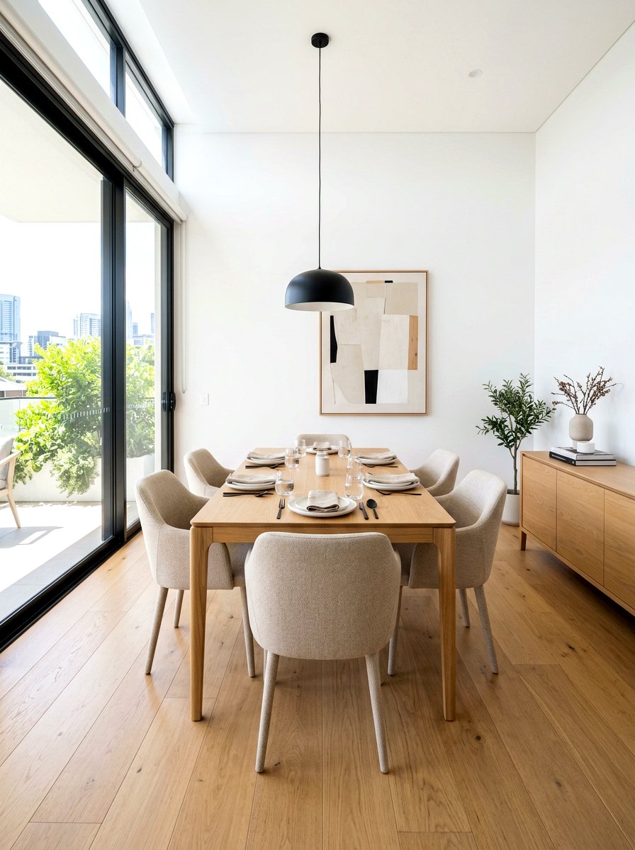 Minimalist rectangular dining room layout - 30 rectangular dining room ideas