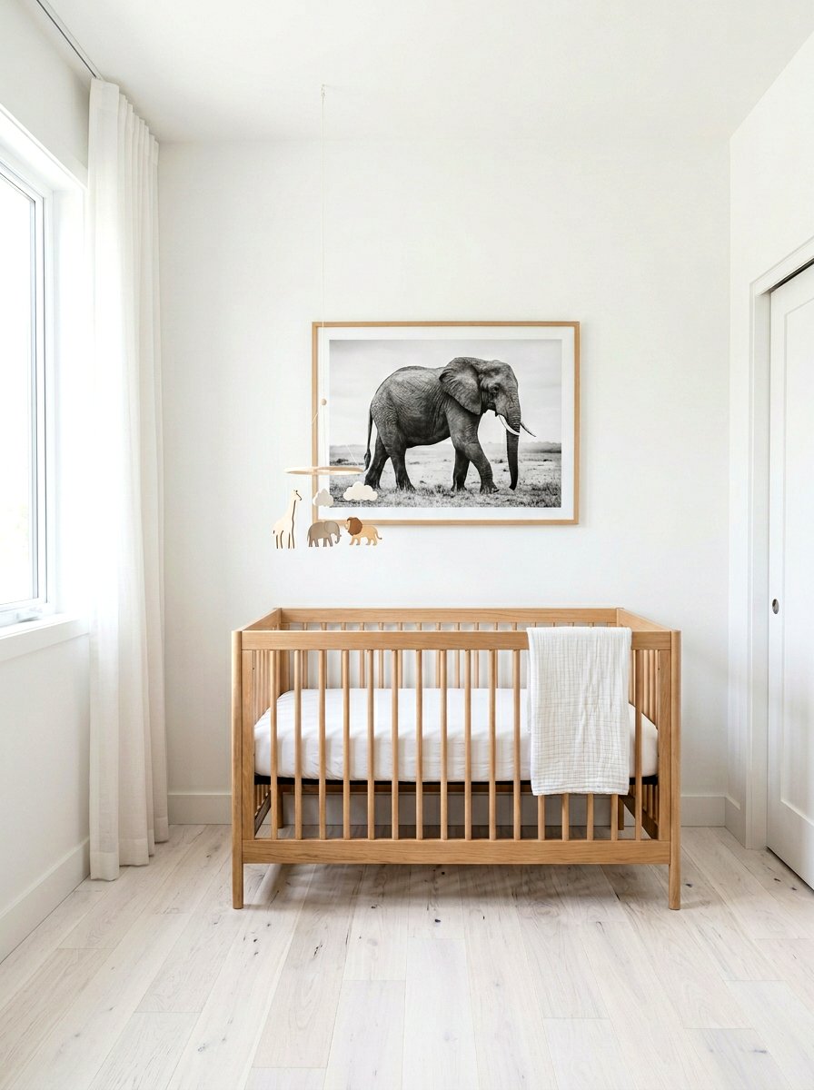 Minimalist safari nursery - 30 safari nursery ideas