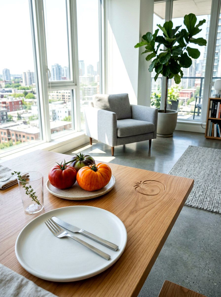 Minimalist tomato table design - 30 tomato tablescape ideas
