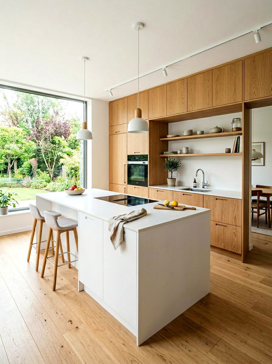 Minimalist wood kitchen - 30 Japandi kitchen ideas
