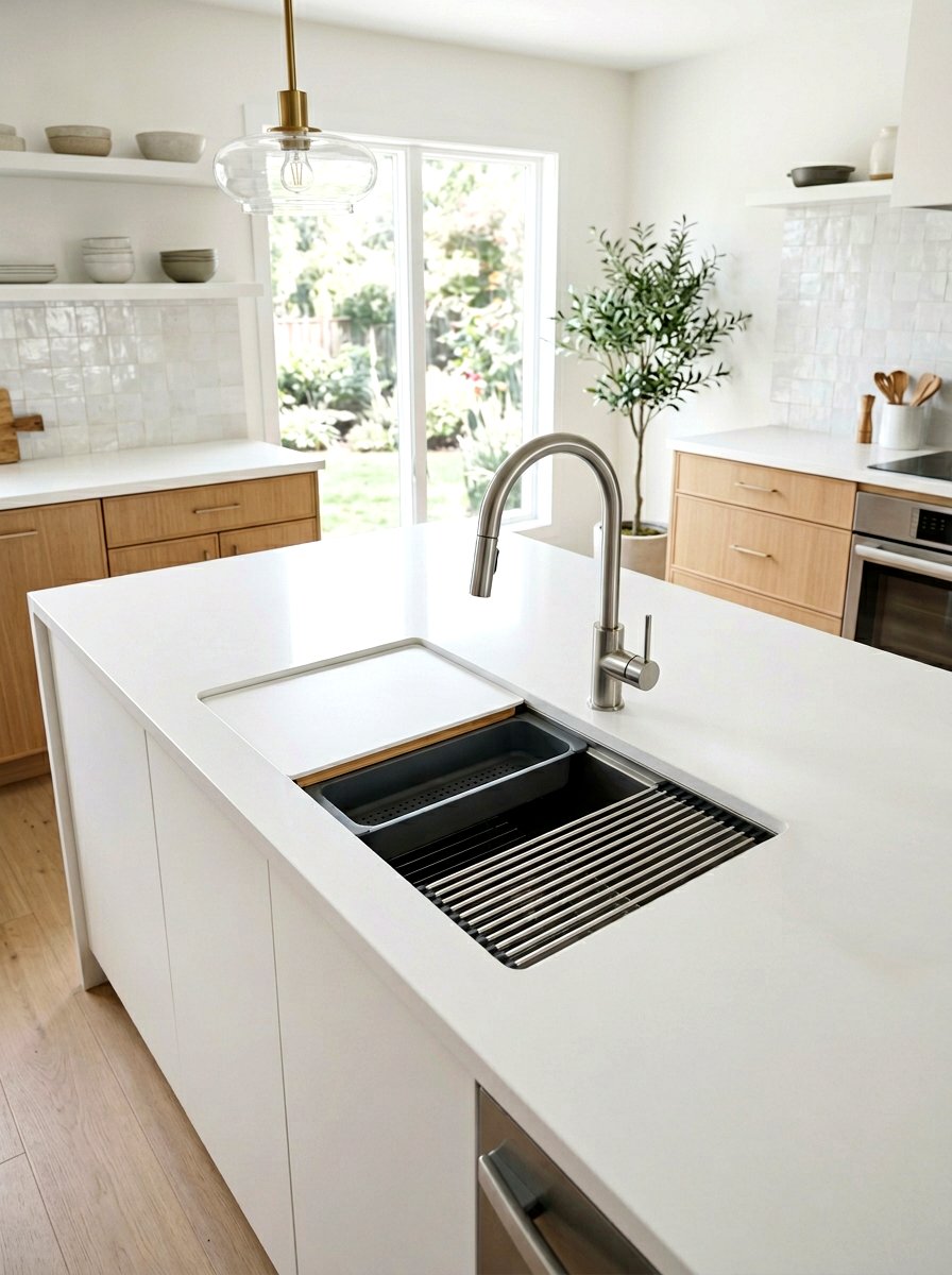 Minimalist workstation sink - 30 workstation sink ideas