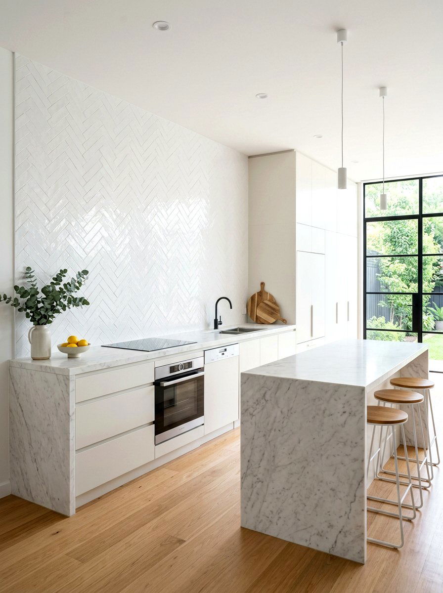 Minimalist zellige backsplash - 30 zellige tile backsplash ideas
