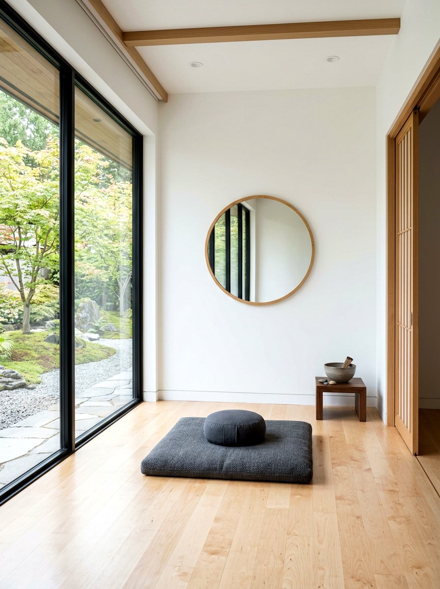 Minimalist zen meditation room - 30 sunrise meditation space ideas