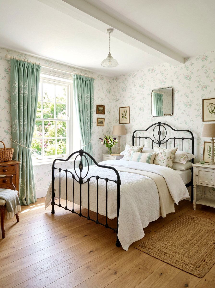Mint Green Curtains For Cottage Guestroom - 30 drapery color ideas