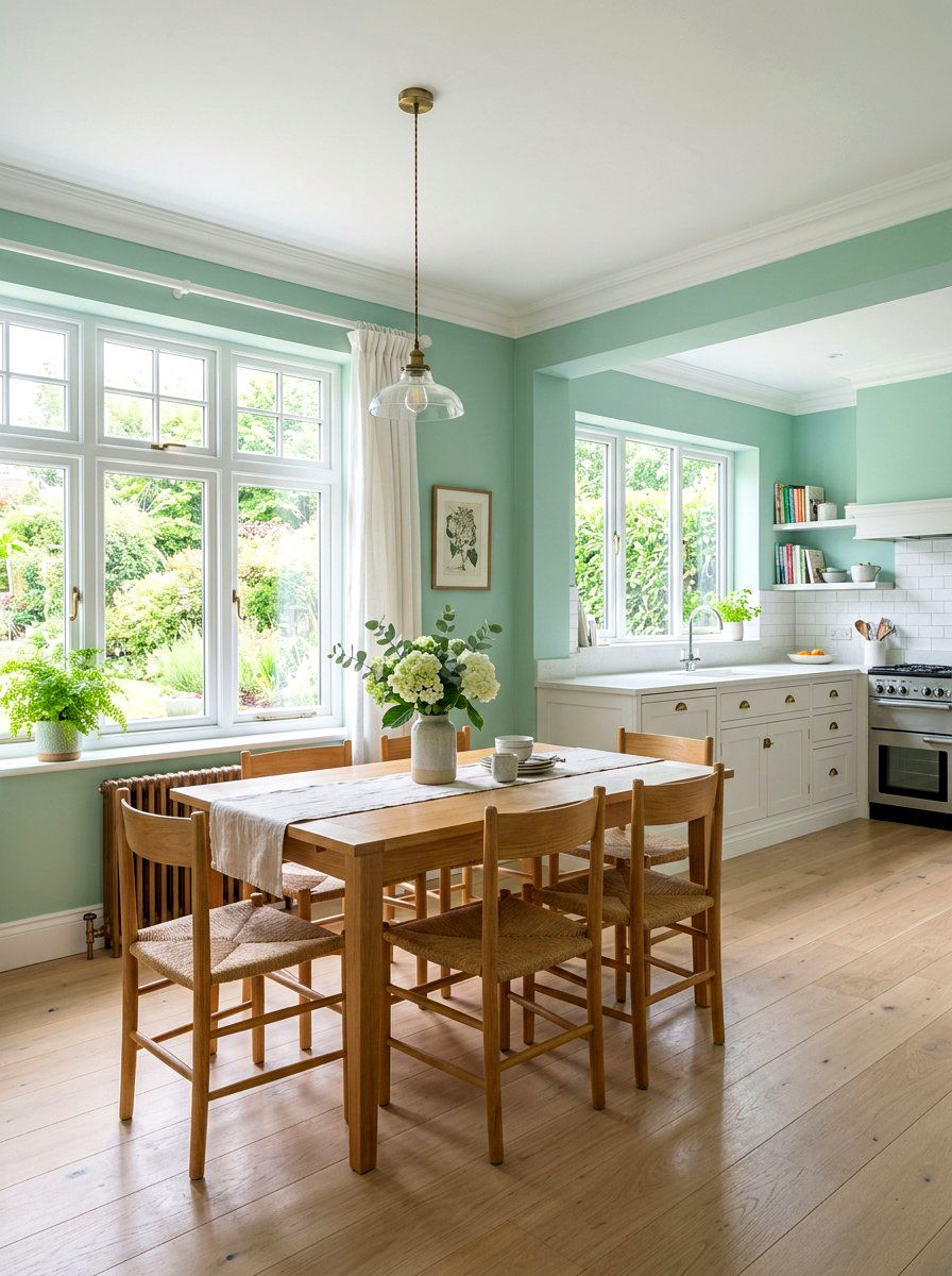 Mint kitchen walls - 30 mint kitchen ideas