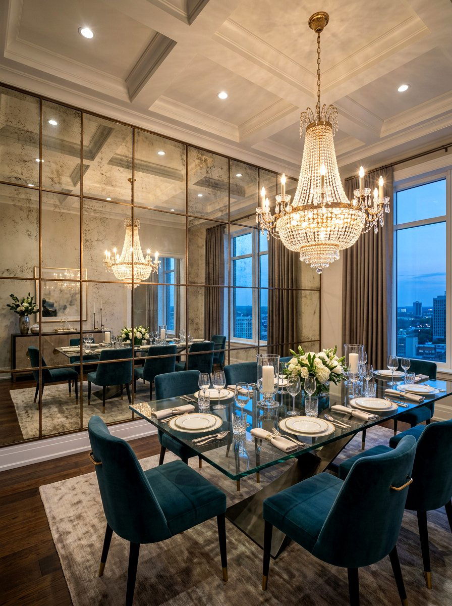 Mirror Accent Wall Ideas - 30 accent wall ideas
