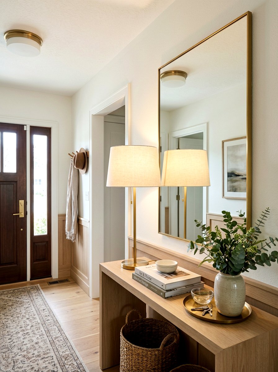 Mirror And Lamp - 30 buffet lamp styling ideas