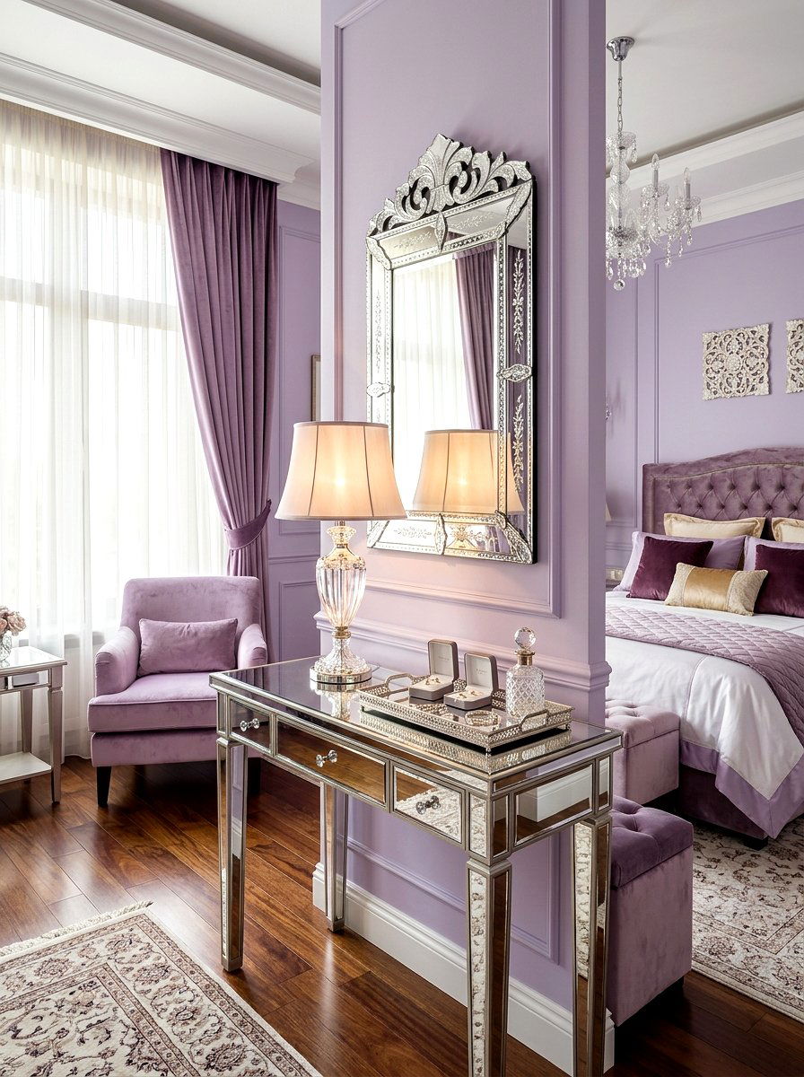 Mirror Console Table - 30 narrow console table ideas