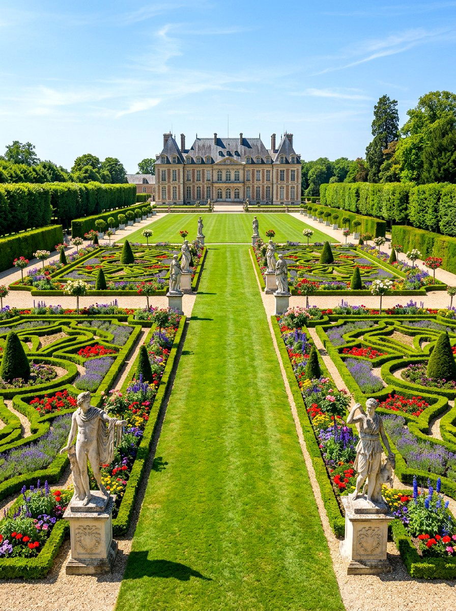 Mirror Image Parterre - 30 parterre garden ideas