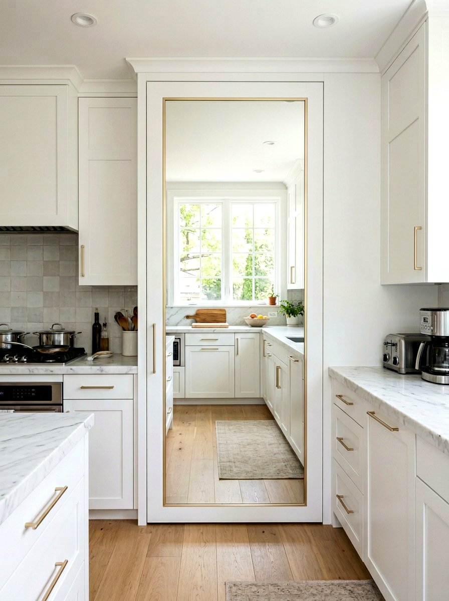 Mirror Pantry Door - 30 pantry door ideas