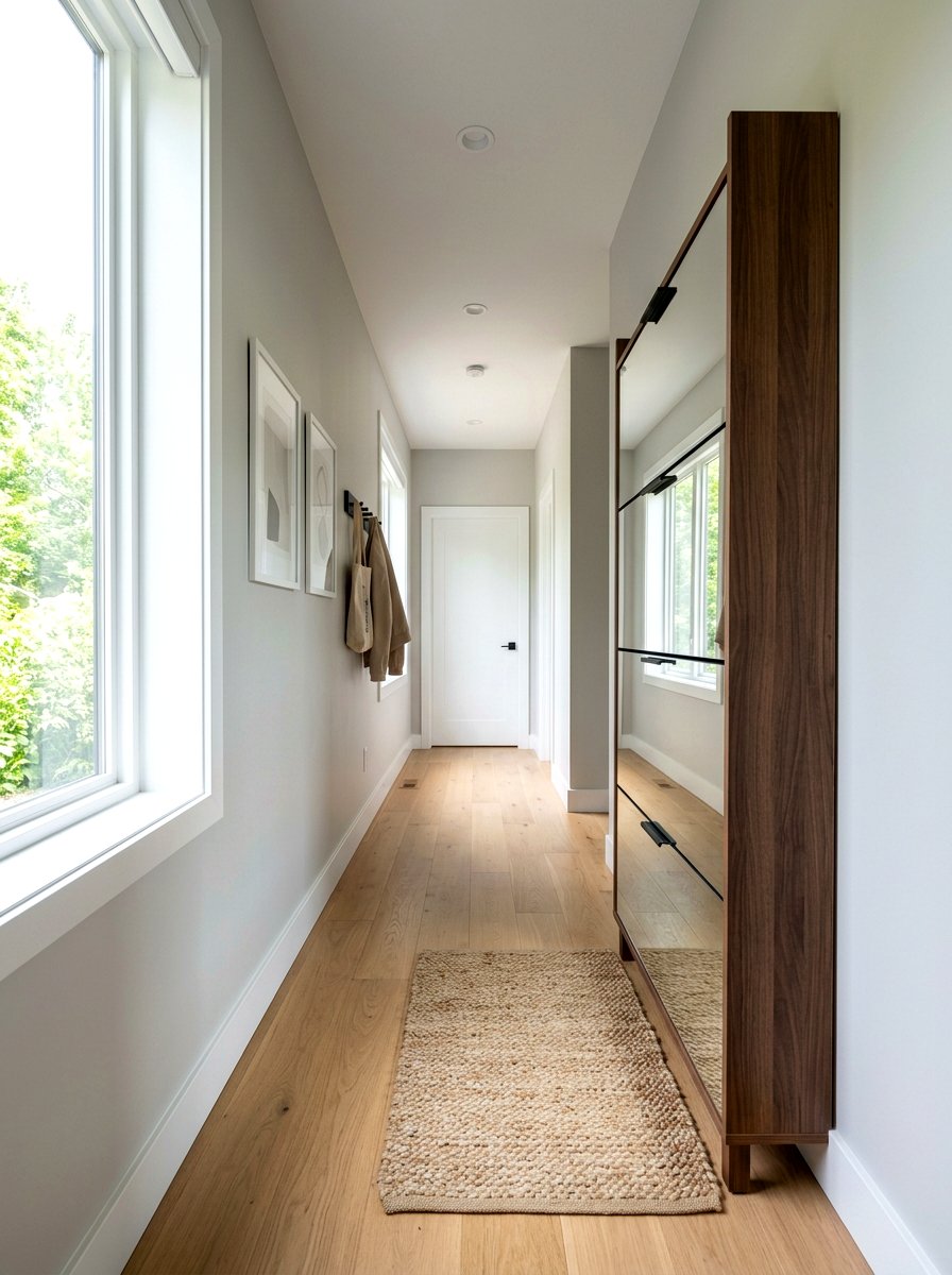Mirror Shoe Cabinet - 30 hidden shoe cabinet ideas