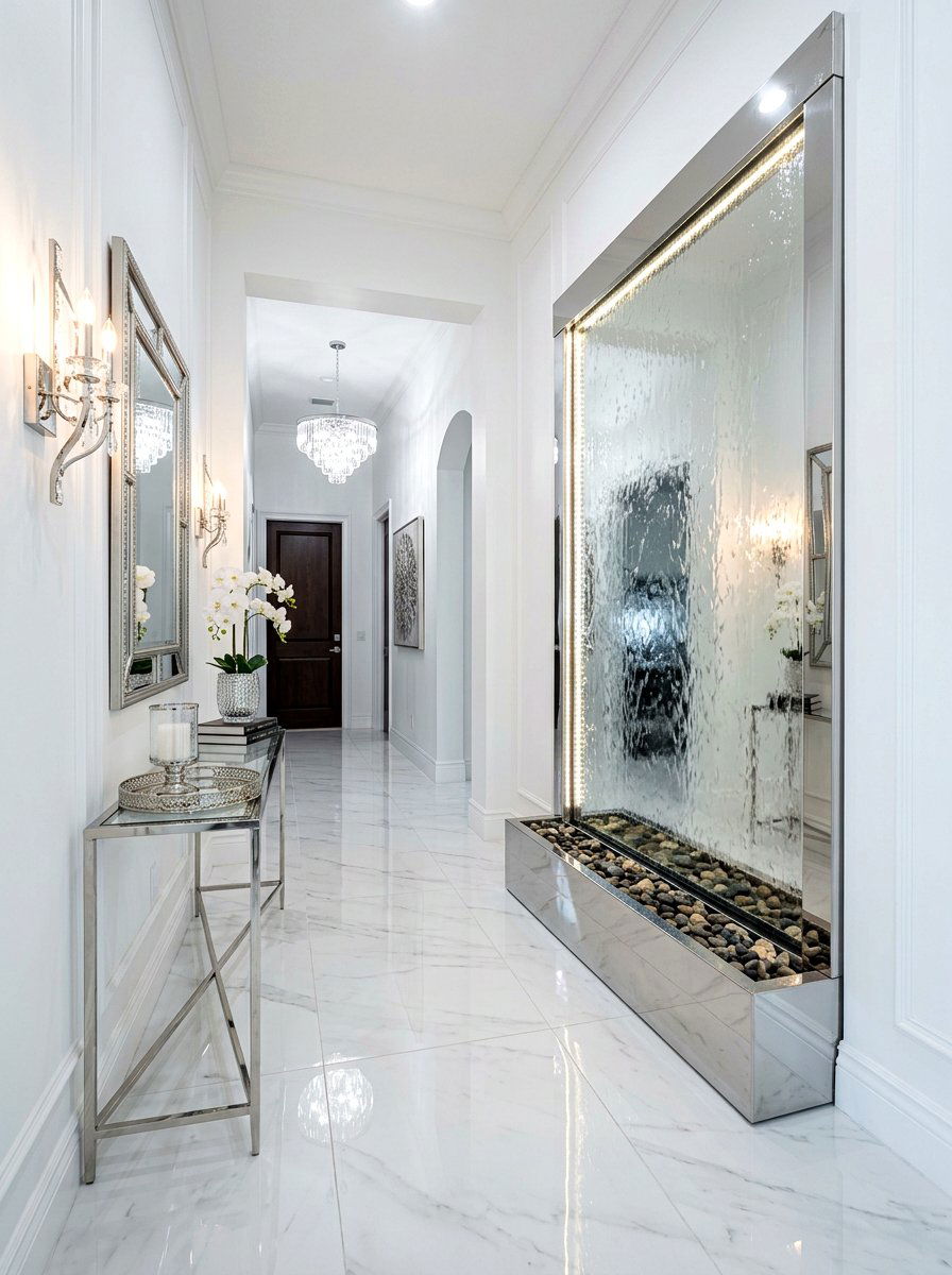 Mirror Surface Water Fountain - 30 tabletop fountain ideas