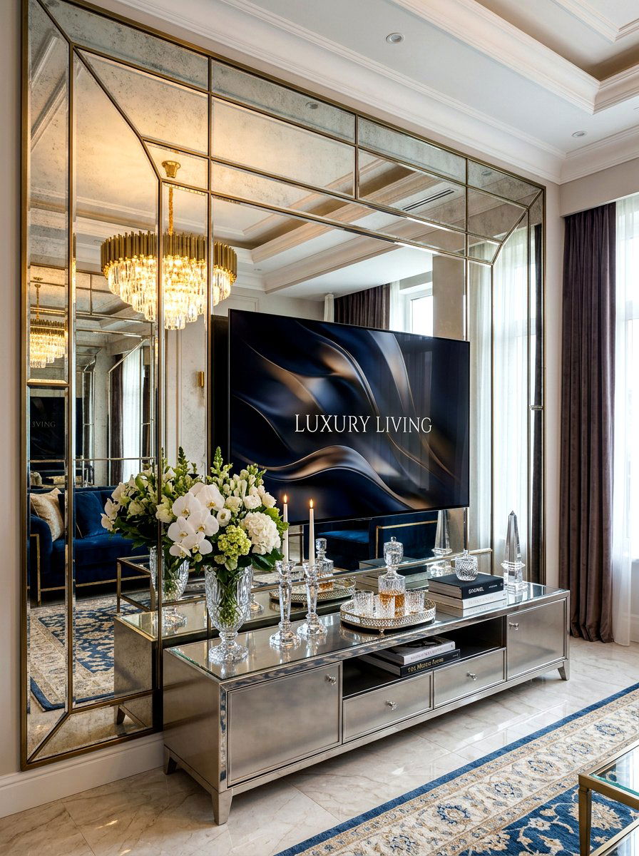 30 TV Wall Ideas for a Stylish Setup: Media Centers and Shelves