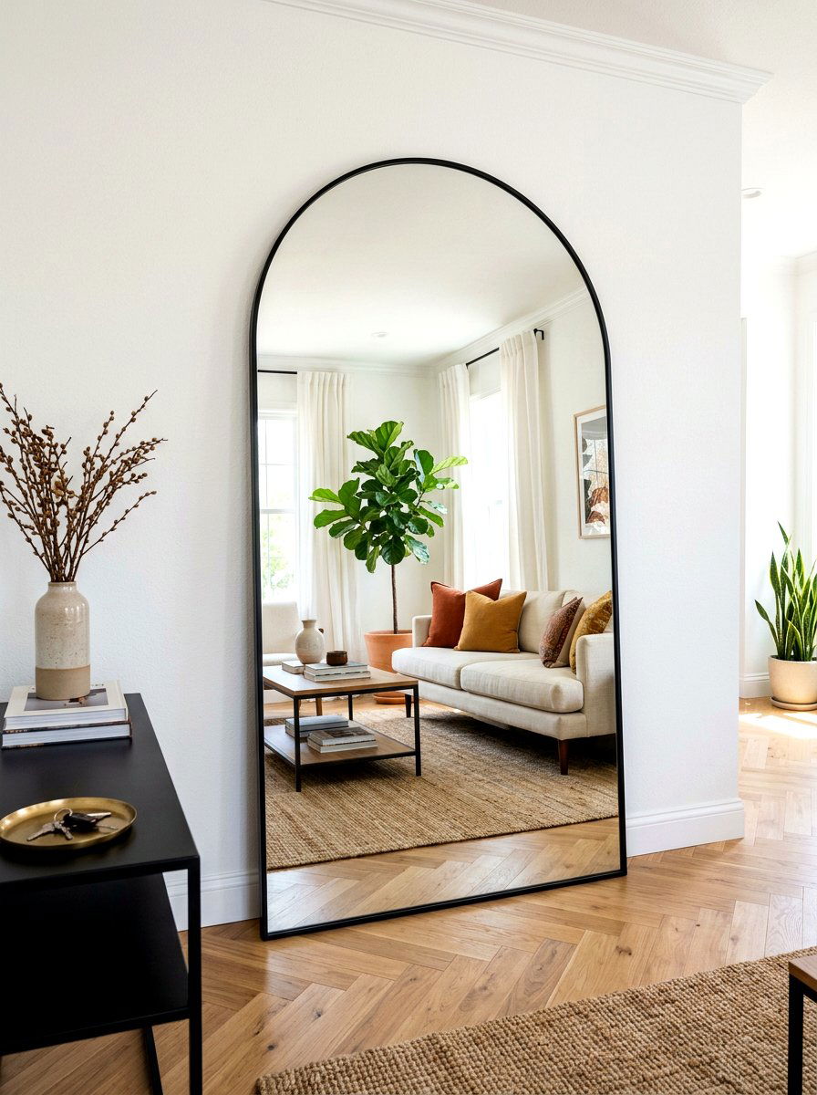 Mirror Wall Decor - 30 newlywed home ideas