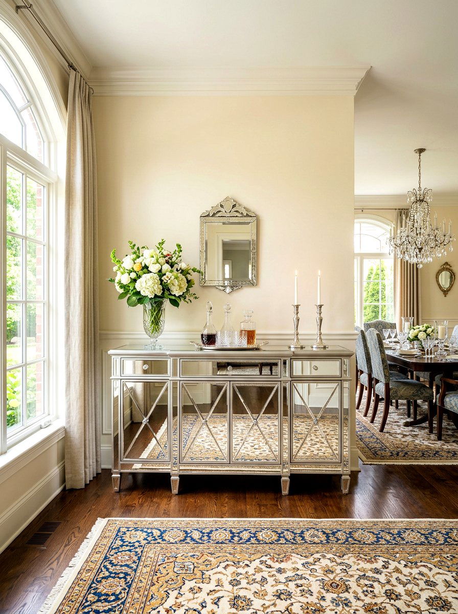 Mirrored Dining Room Buffet - 30 sideboard dining room ideas