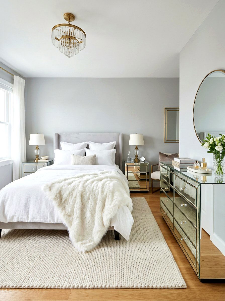 Mirrored Furniture Bedroom - 30 seventies bedroom ideas