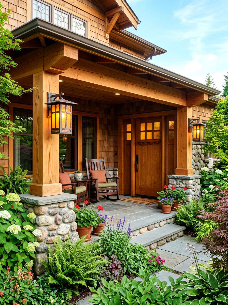 Mission Style Outdoor Lantern - 30 porch lantern ideas