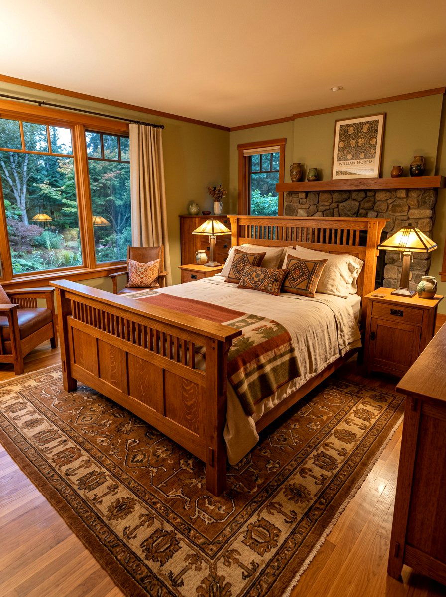 Mission Style Wood Bed - 30 wood bed frame ideas