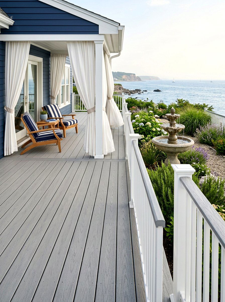 Mist Gray Composite Decking - 30 composite deck color ideas