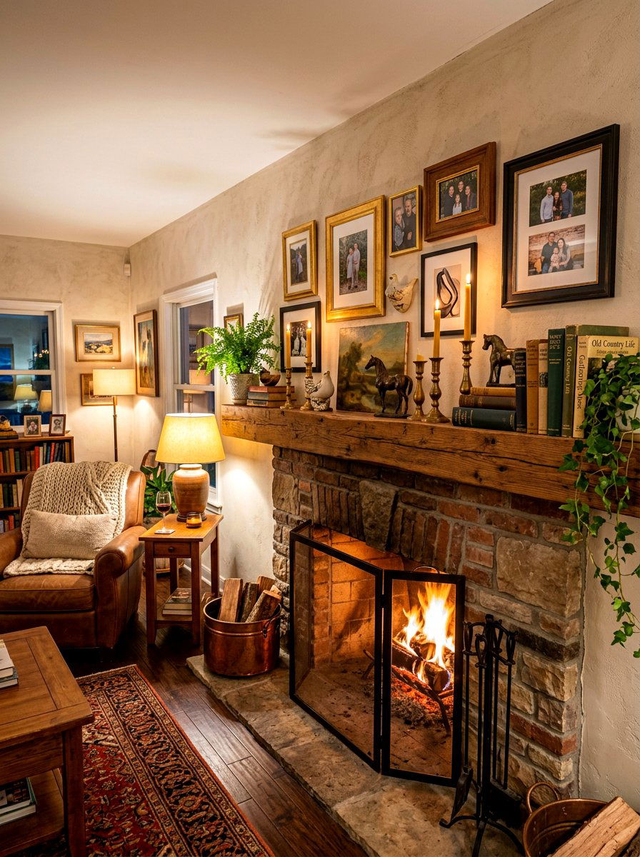 Mixed Decor Ledge - 30 gallery ledge wall ideas