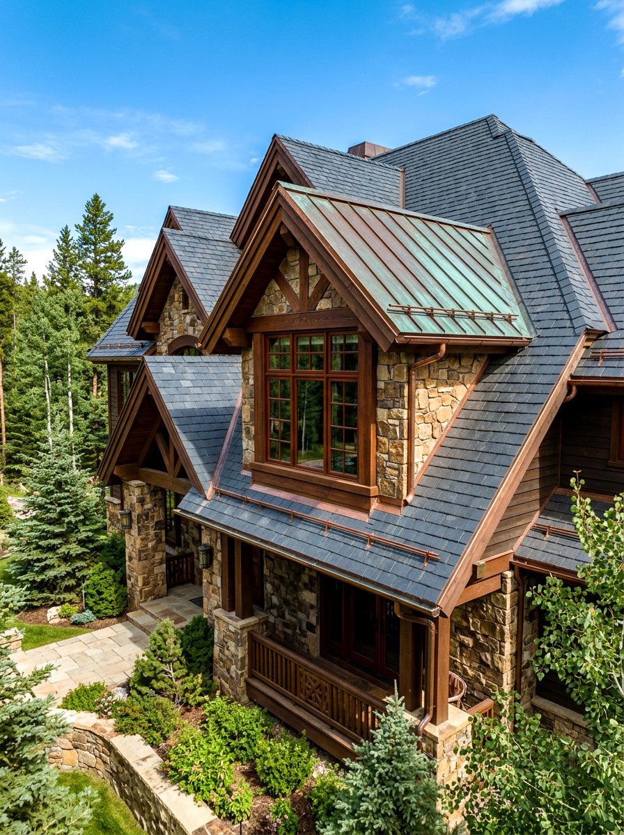 Mixed Material Dormer - 30 dormer curb appeal ideas