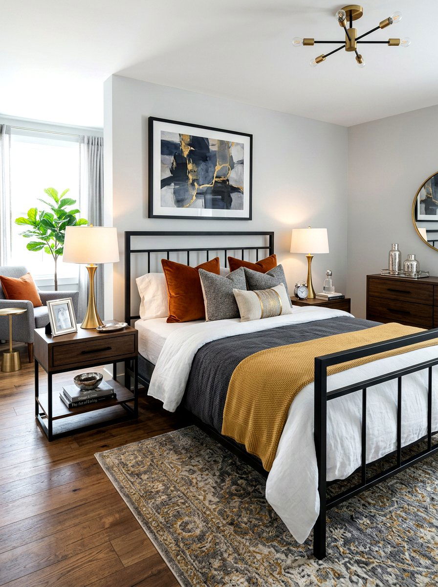 Mixed Metal Accents - 30 childhood bedroom revival ideas