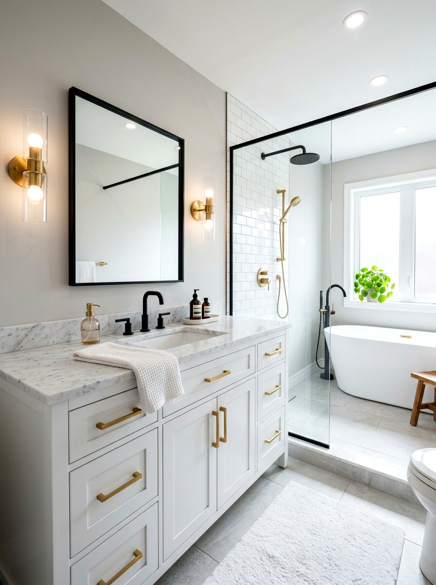 Mixed Metal Finishes - 30 transitional decor ideas