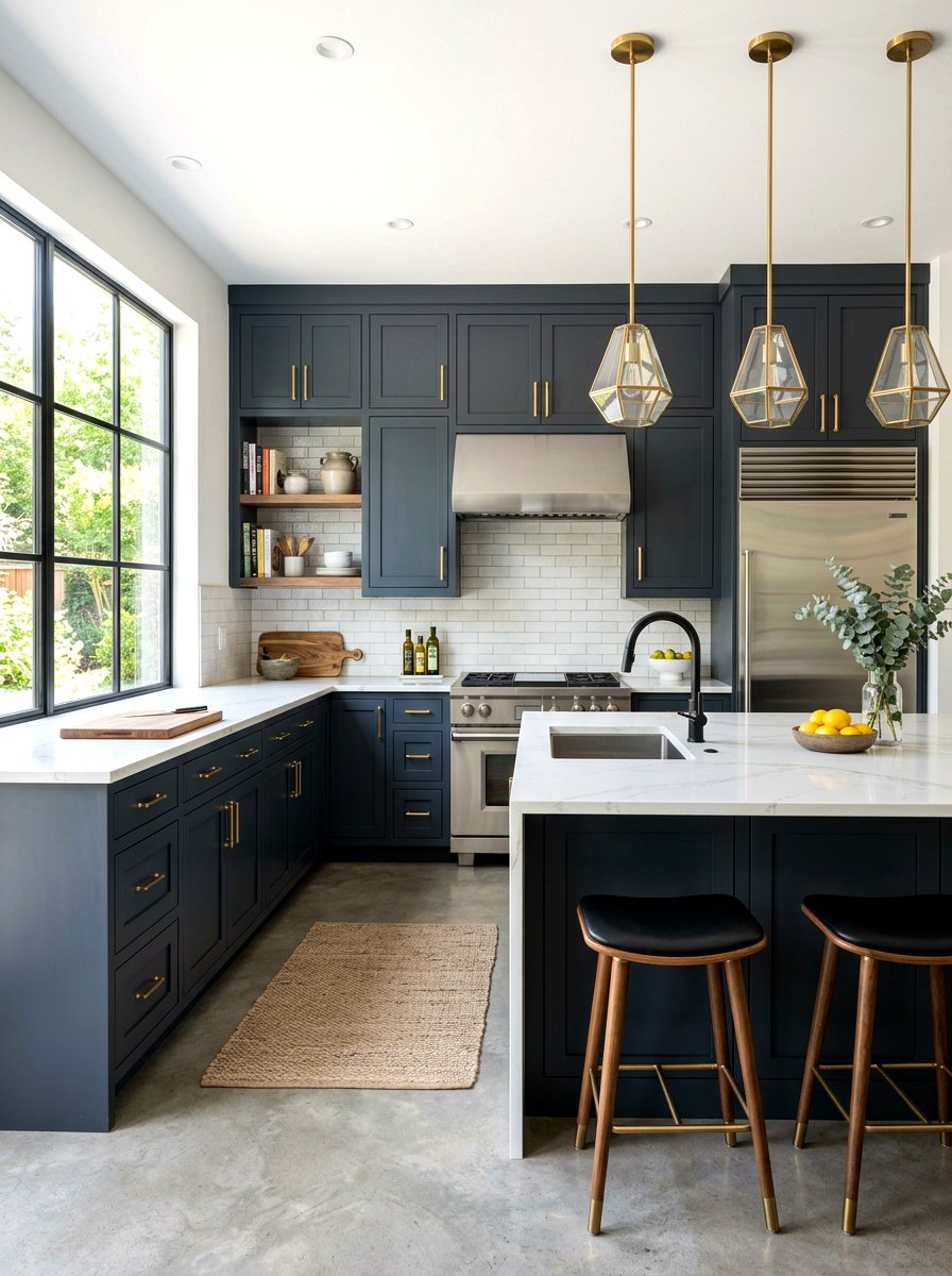 Mixed Metal Finishes - 30 eclectic home decor ideas