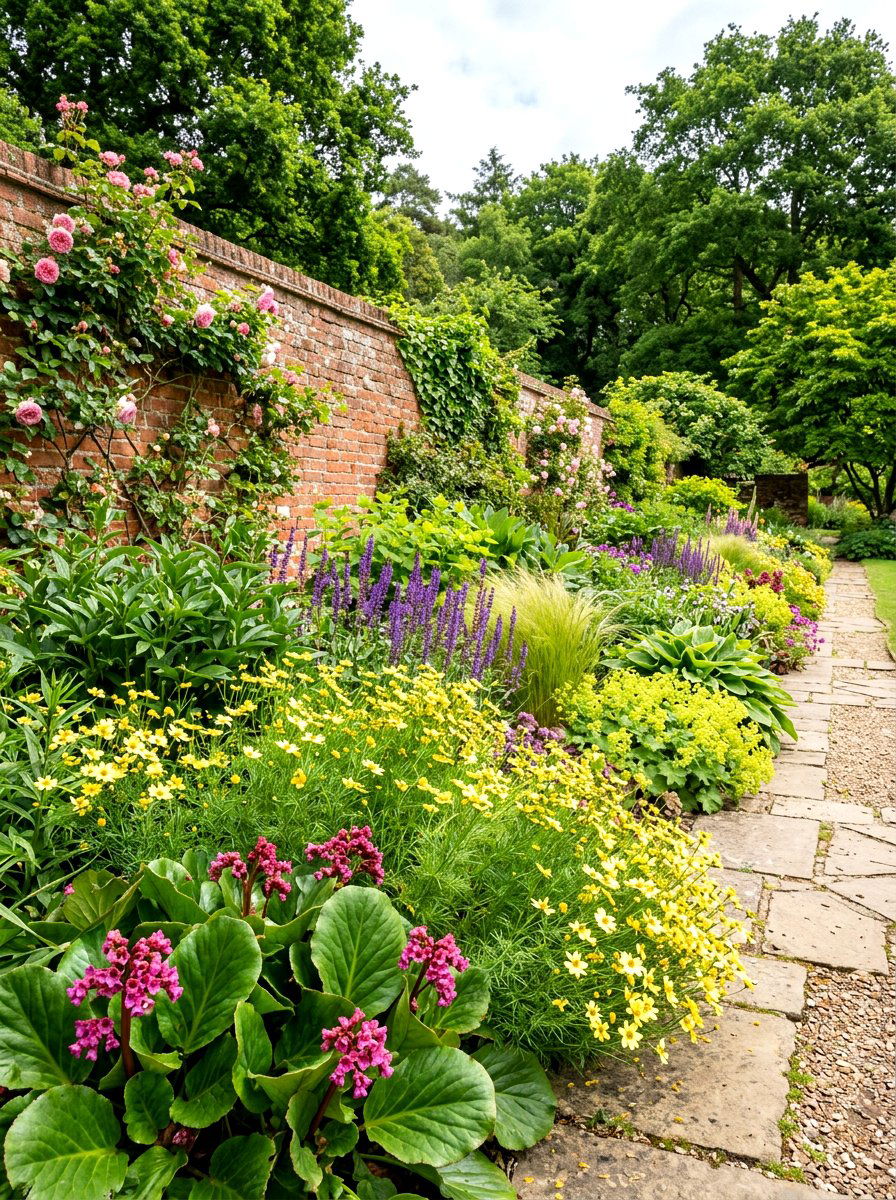 Mixed Texture Border - 30 perennial border ideas