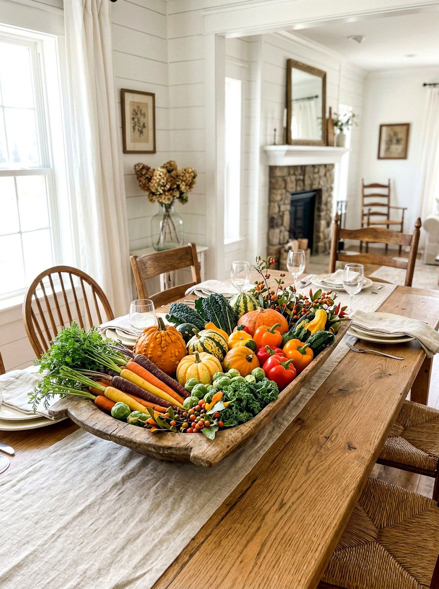 Mixed Vegetable Centerpiece - 30 vegetable centerpiece ideas