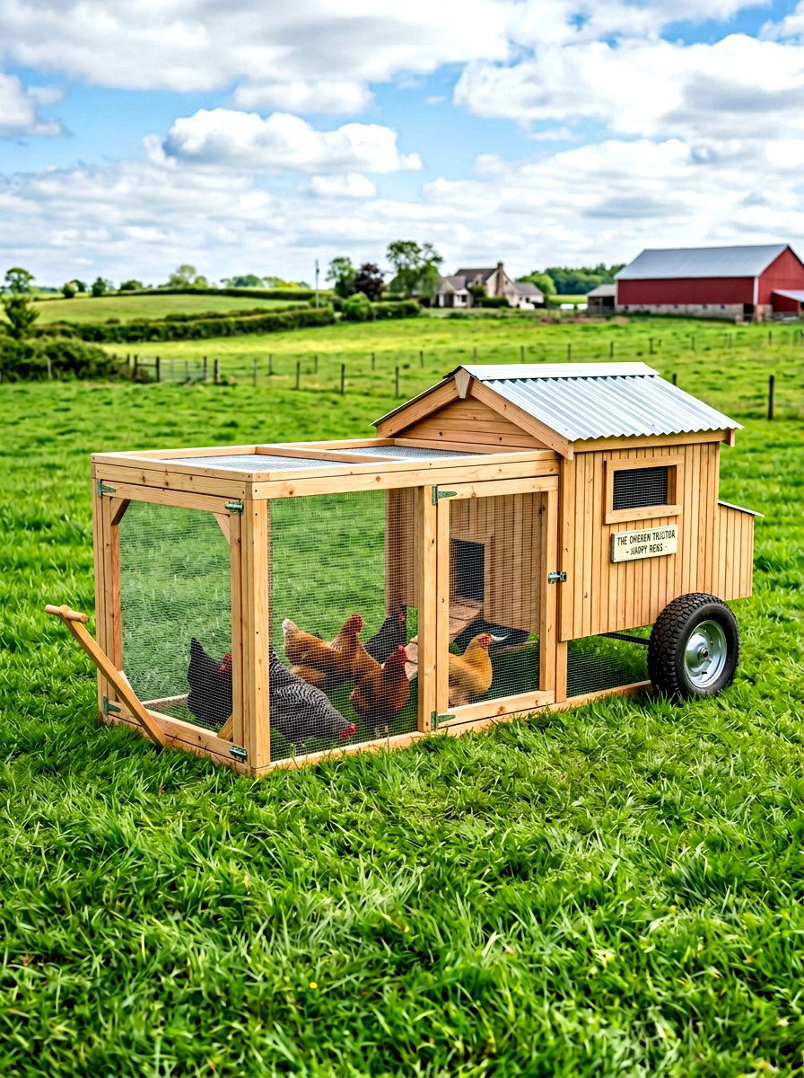 Mobile Chicken Tractor - 30 chicken coop ideas
