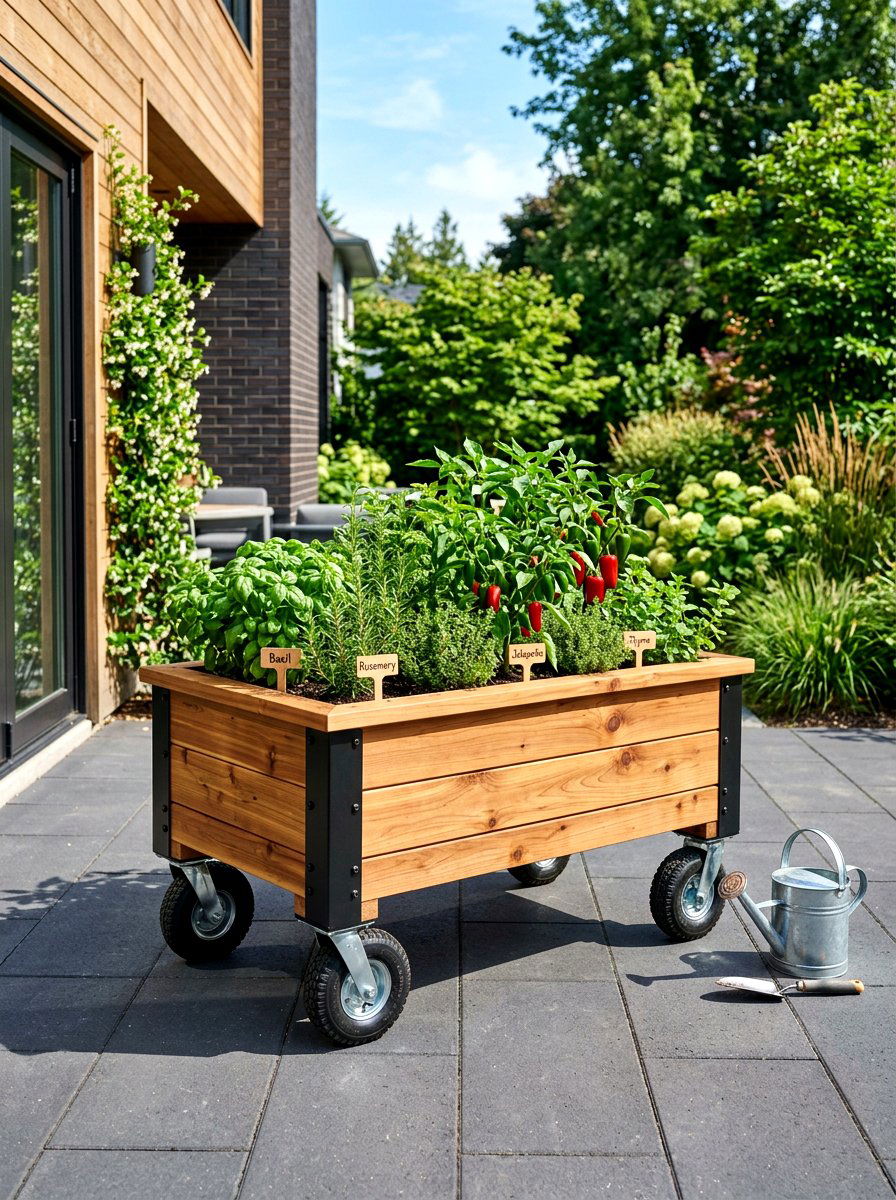 Mobile Raised Bed - 30 raised bed arrangement ideas