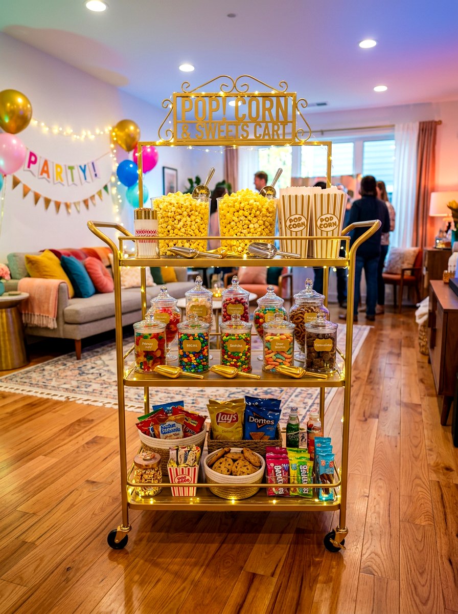 Mobile Snack Cart - 30 snack pantry ideas
