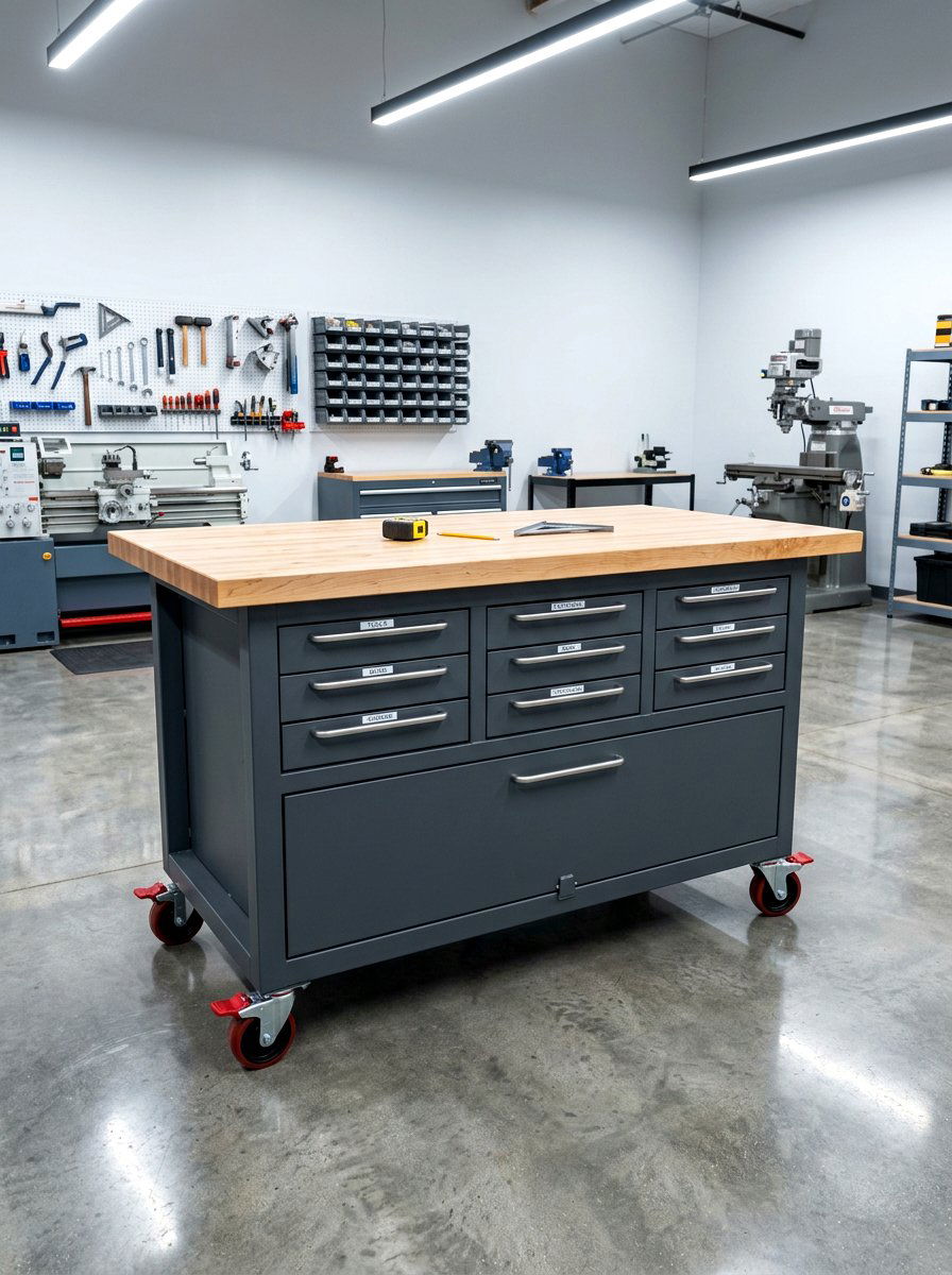 Mobile Workbench Unit - 30 power tool storage ideas