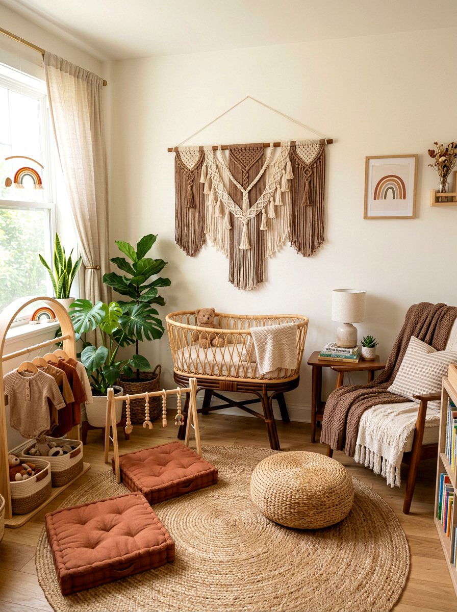 Mocha Boho Nursery Decor - 30 mocha nursery ideas