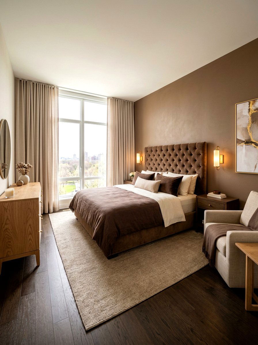 Mocha Master Bedroom - 30 mocha room ideas