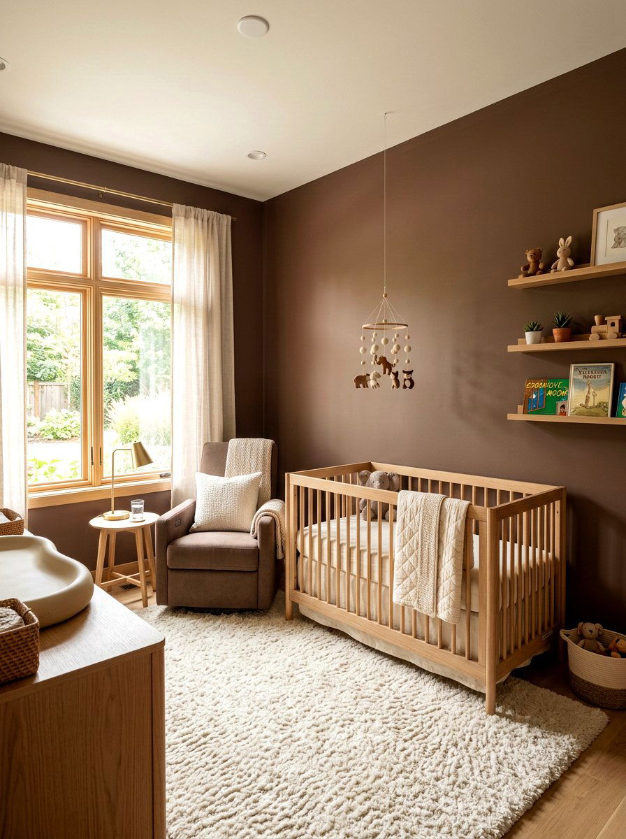 Mocha Mousse Nursery Paint - 30 mocha nursery ideas